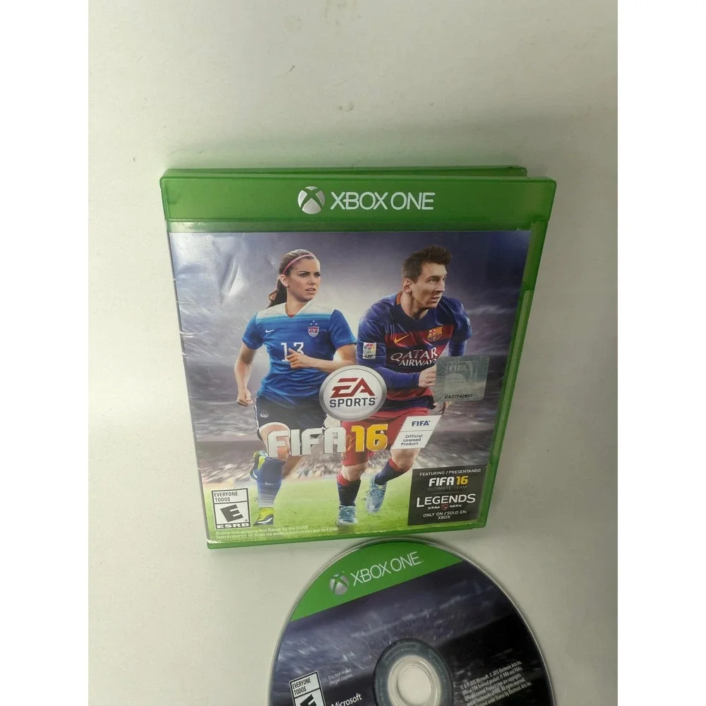 FIFA 16 EA Sports Xbox One Video Game Messi Alex Morgan Soccer